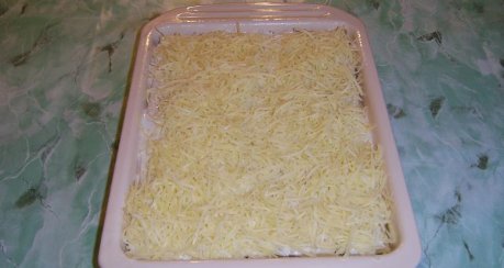 Béchamel-Sauerkraut-Lasagne