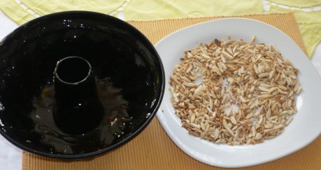 Eiweiß-Suffle mit   Karamell