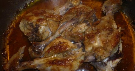 Pikante Hühnerschenkel