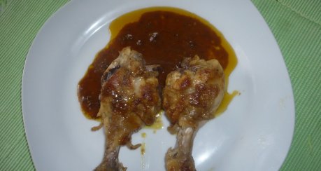 Pikante Hühnerschenkel