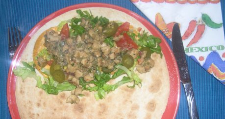 Quesadillas Hot Chicken (Tortillas mit Huhn)