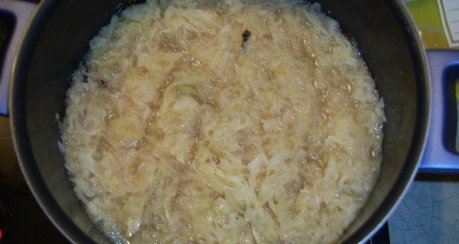 Béchamel-Sauerkraut-Lasagne