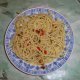 Spagetti mit Olivenöl, Knoblauch und Chillis (Spaghetti aglio e olio)