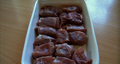 Überbackenes Schweinefilet