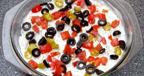 Schichtsalat Griechische Art