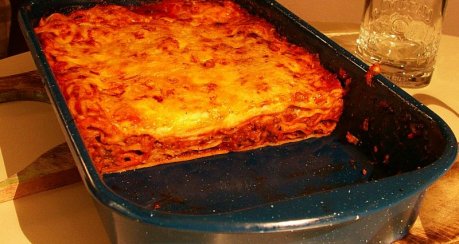 Zephoods Lasagne mit Hackfleisch, Erbsen und Möhren