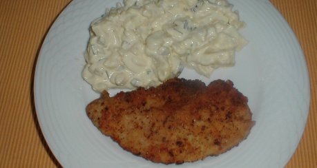 Kartoffelnsalat mit  Sekunden Mayonnaise