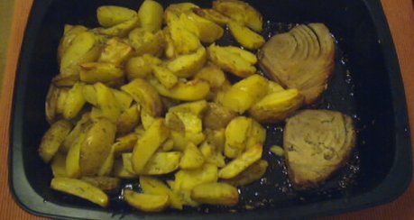 Thunfisch-Steak mit Rosmarin-Kartoffeln