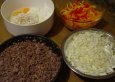 Rezept buntes Quarkgratin mit Hack (Hauptgericht)