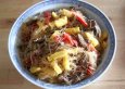 Rezept Glasnudelsalat mit Strauss und Ananas