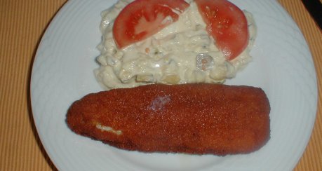 Kartoffelnsalat mit  Sekunden Mayonnaise