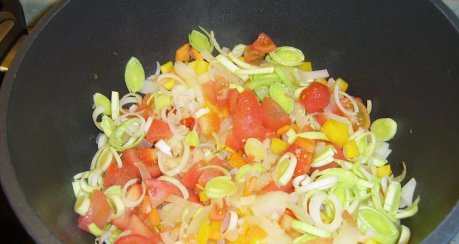 Tomaten/Gemüsesuppe-Thaistyle