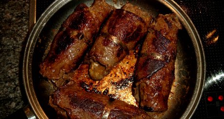 Rouladen mit Schinkenfüllung