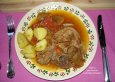 Rezept 007iris geschmorte Beinscheiben vom Lamm mit Zwiebeln und Tomaten