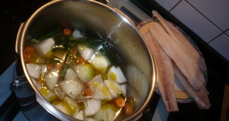 Griechischer Fischsuppe