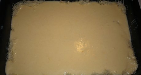 Griechischer Grie&szlig;auflauf  in Kataifiteig