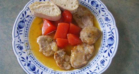 Schweinemedaillon mit Melone