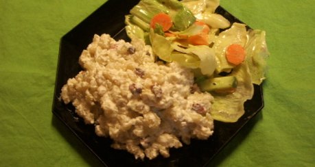 Slawische Kartoffelspätzle mit Brinsa (Feta)