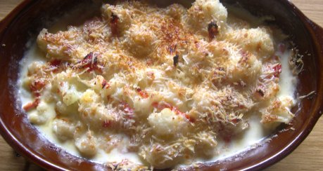 Chili-Blumenkohl-Gratin