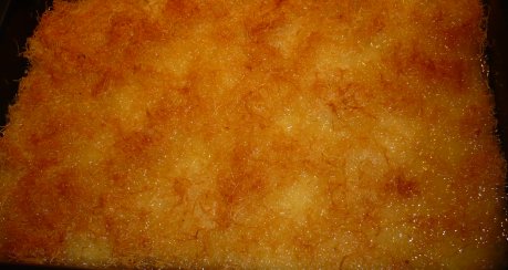 Griechischer Grie&szlig;auflauf  in Kataifiteig
