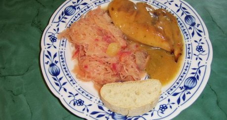 Hähnchenfilet mit Orangenkraut