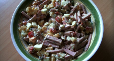 Gudrun´s bunter Wurstsalat