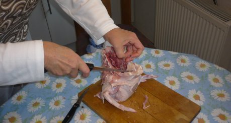 Gefülltes Hähnchen ohne knochen