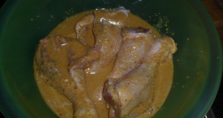 Pikante Hühnerschenkel