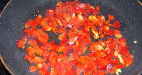 Wirsinggemüse mit Hackfleisch und Paprika (leicht scharf)