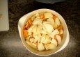 Rezept geschmorte Schlemmer-Putenkeule im Bratschlauch mit Gemüse