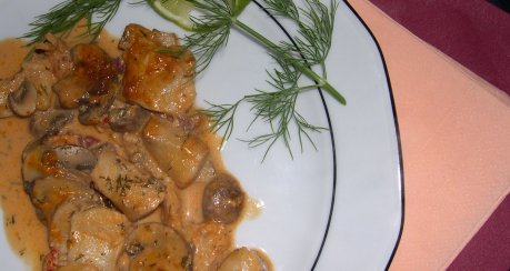 Hafenmeistertöpfchen (mit Fisch und Krabben oder Krebsen)