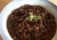 Schwarze Bohnen auf kubanisch