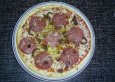 Rezept Pizza mit Salami
