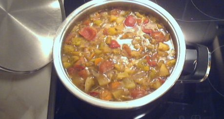 Tamarinden-Suppe vegetarisch