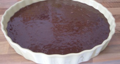 Fondant Au Chocolat mit Vanillesauce