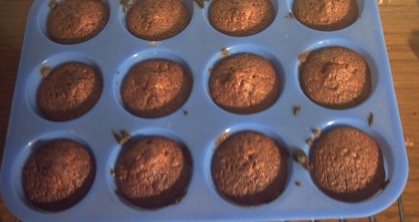 Amaretto-Nougat-Muffins