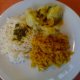 Blumenkohl mit Curry-Linsen