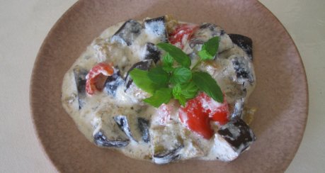 Aubergine in Joghurt