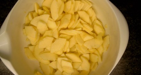 Karamelisierte Apfelpfannkuchen