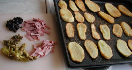 Mini-Pommes-Pizzen