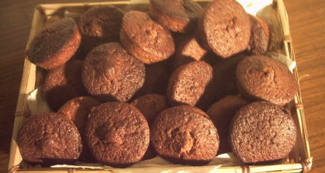 Amaretto-Nougat-Muffins