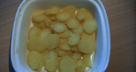 Überbackener Blumenkohl mit Kartoffeln