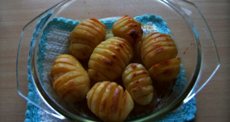 Hasselback Potatis (Schwedische Fächerkartoffeln)