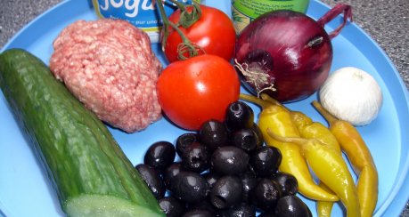 Schichtsalat Griechische Art