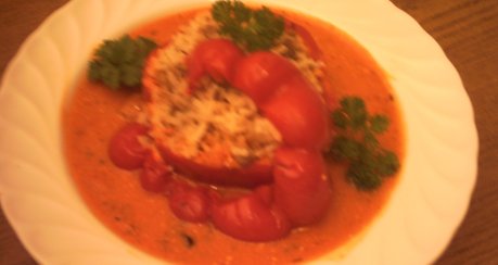 Dolma - gefüllte Paprika auf türkische Art (nahrhaft, einfach, lecker)