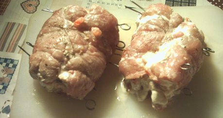 Schweinerouladen mit Mozzarellafüllung - 2 Varianten