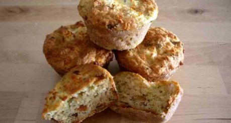 pikante Muffins mit Feta