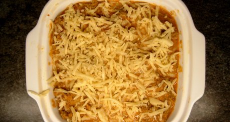 Rigatoni mit Hackfleisch-Sahnesauce