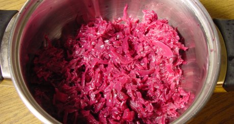 Apfel-Rotkohl