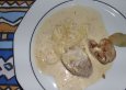 Rezept Schweinefilet in Zwiebel-Knoblauch-Rahm